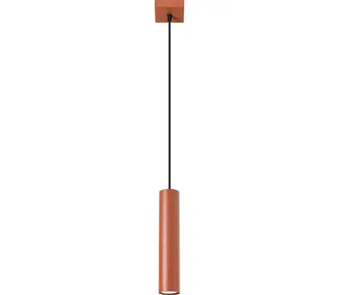 Svietidlá  SL.1489 - Luster na lanku LAGOS 1xGU10/10W/230V červená SL.1489