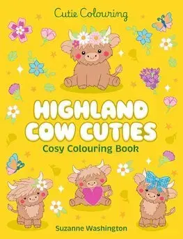 Pre deti a mládež - ostatné Highland Cow Cuties Colouring Book - Suzanne Washington