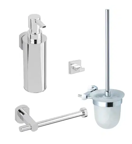 Doplnky do kúpeľne Cenově zvýhodněný set doplňků SAT Cube way SATDBSPI1 SATDBSPI1