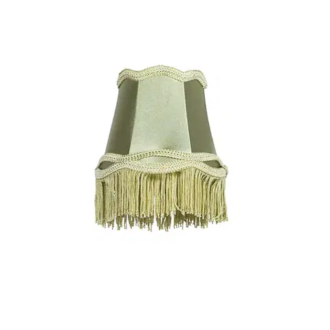 Tienidlo na lampu Tienidlo z látky zelené 12 cm - Granny