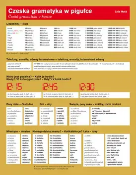 Jazykové učebnice, slovníky Czeska gramatyka w pigulce - Lída Holá,neuvedený