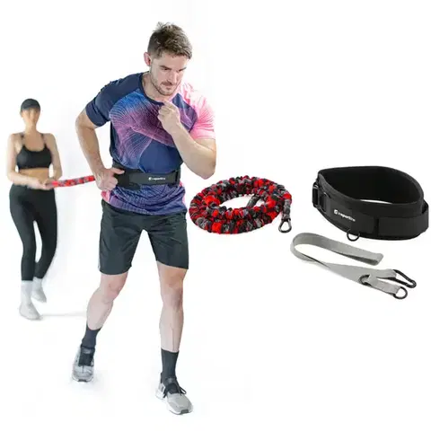 Ostatné fitness náradie Odporové lano inSPORTline Byfaster 2600 (260 cm / 29 kg)