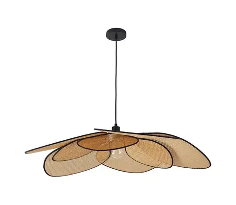 Svietidlá  Luster na lanku TOBAGO 1xE27/20W/230V pr. 100 cm béžová 331199