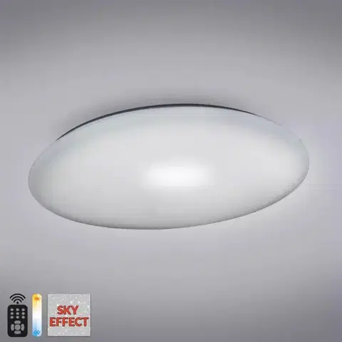 Moderné lampy do obývačky Stropné svietidlo prisadené Star Effect RGB 50cm