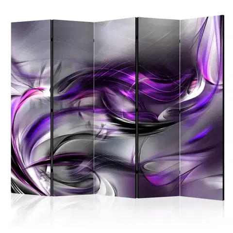 Paravány Paraván Purple Swirls Dekorhome