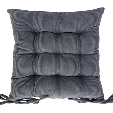 Bytový textil Poduška na stoličku PB2555 40x40 cm 10 tmavosivá