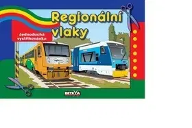Nalepovačky, vystrihovačky, skladačky Regionální vlaky - Jednoduchá vystřihovánka