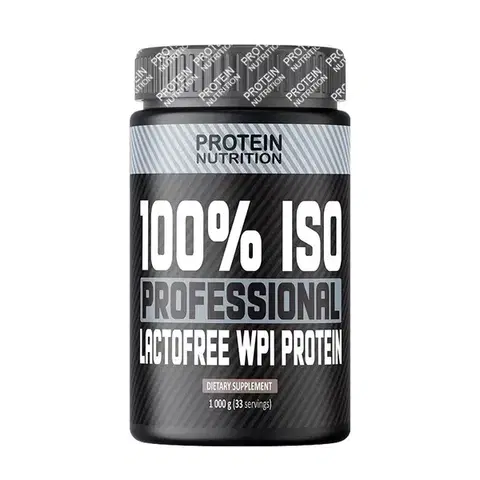 Proteínové izoláty 100% ISO Professional - Protein Nutrition 1000 g Vanilla