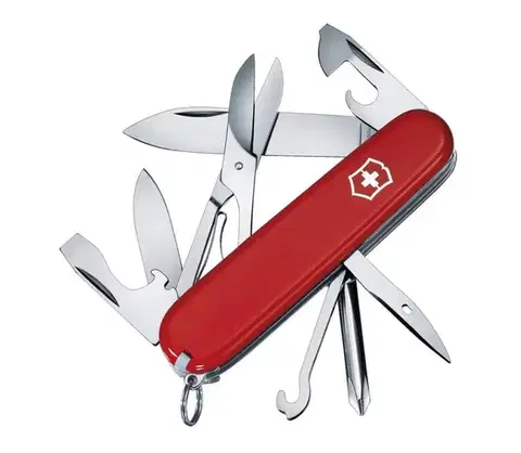 Camping a outdoor Victorinox - Multifunkčný vreckový nôž 9,1 cm/14 funkcií červená 1.4703