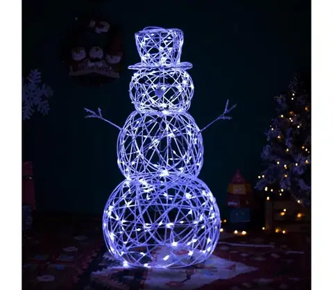 Vianočné dekorácie BRILAGI- LED Vonkajšia vianočná dekorácia LED/3,6W/31/230V 6500K 60cm IP44 snehuliak B10303ACDL