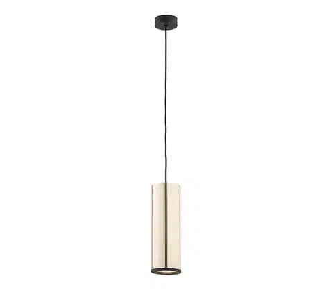 Svietidlá Argon 4246 - Luster na lanku LINEA 1xE27/15W/230V mosadz/čierna 4246