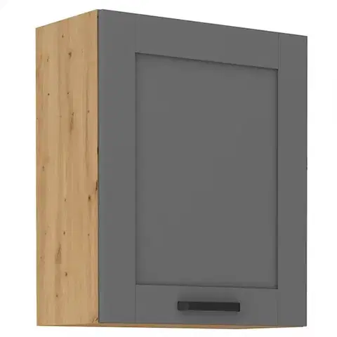 Kuchynské skrinky visiace Kuchynská skrinka Luna dustgrey/artisan 60G-72 1F