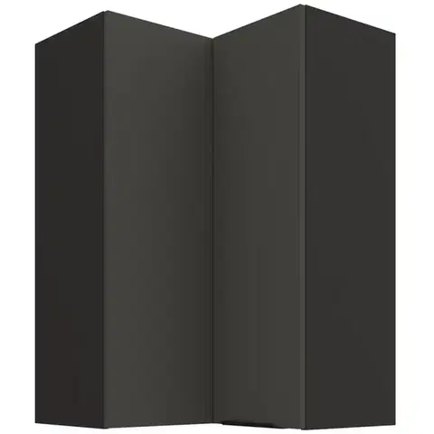 Kuchynské skrinky visiace Kuchynská skrinka Aria-GR/BL anti fingerprint 60X60 GN-90 2F (90°)