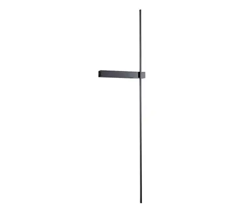 Svietidlá Redo 01-2201 - LED nástenné svietidlo TANGENT LED/14W/230V 3000K čierna 01-2201
