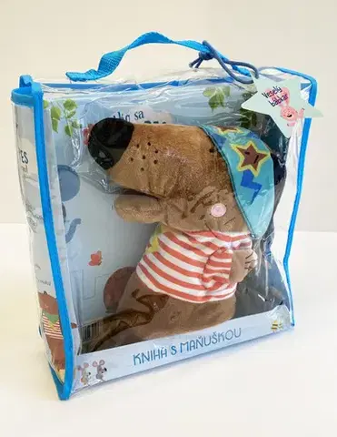Leporelá, krabičky, puzzle knihy Kniha s maňuškou: Psík