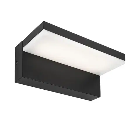 LED osvetlenie  LED vonkajšie nástenné svietidlo NOLA LED/12W/230V IP65 čierne SKU047023