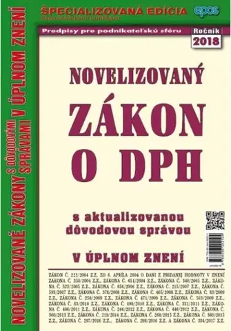 Zákony, zbierky zákonov Novelizovaný zákon o DPH 2/2018