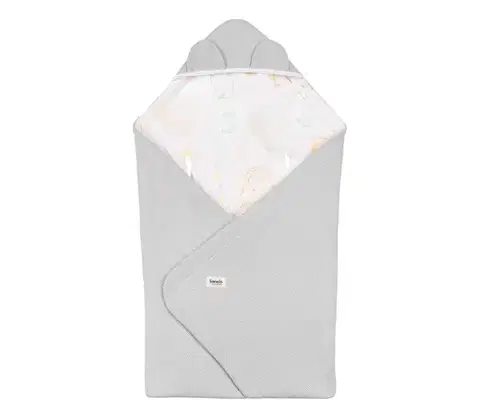 Zavinovačky a vaky Lionelo - Zavinovačka do autosedačky TRAVEL SWADDLE 90x90 cm Šedý balón 5903771720748