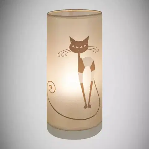 Moderné lampy do obývačky Stoná  lampa Zyta Foot E14 Cat 03543 LB