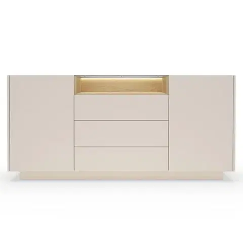 Komody so zásuvkami a dvierkami Komoda Hiro C 173 2d3s Beige