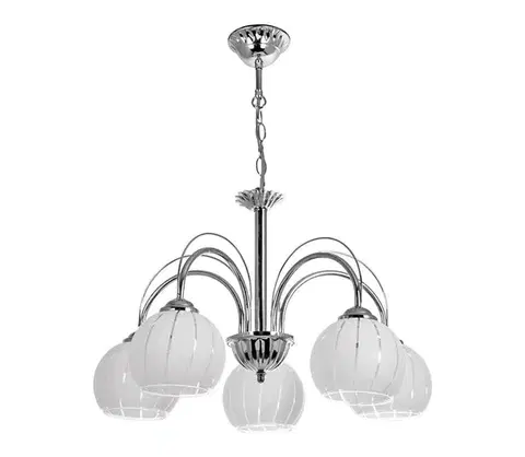 Svietidlá  Luster na reťazi 5xE27/60W/230V LM4774-5 CR
