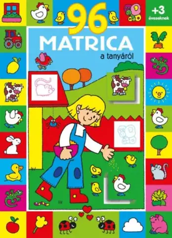 Nalepovačky, vystrihovačky, skladačky 96 matrica a tanyáról