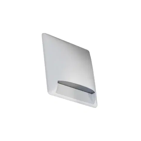 Záhradné lampy Panlux PN42100021 Záhradné LED nástenné svietidlo Leon square  biela, 4 W