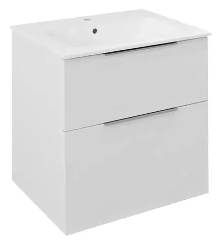 Kúpeľňový nábytok SAPHO - CIRASA umývadlová skrinka 59,2x64x46cm, biela lesk CR601-3030