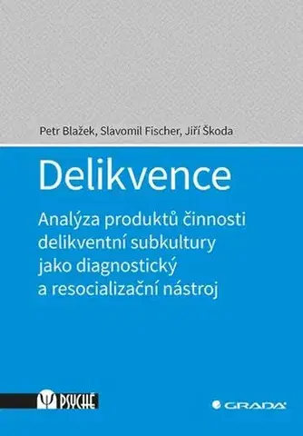 Psychiatria a psychológia Delikvence - Petr Blažek,Slavomil Fischer,Jiří Škoda