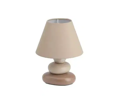 Lampy Brilliant - Stolná lampa PAOLO 1xE14/40W/230V keramika/béžová 92907/20
