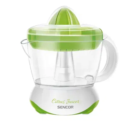 Predlžovacie káble Sencor - Elektrický lis na citrusy 0,7 l 40W/230V biela/zelená 41004196