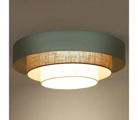 Svietidlá -LED Stropné svietidlo LUNETA LED/26W/230V pr. 60 cm 4000K tyrkysová/béžová 606240