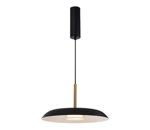 Svietidlá Viokef Lighting LED luster na lanku NUDO LED/11W/230V 3000/4000/6000K čierna 4338800