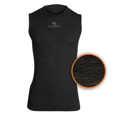 Pánske nátelníky Unisex tielko Brubeck Multifunctional Base Layer 3D Graphite - M