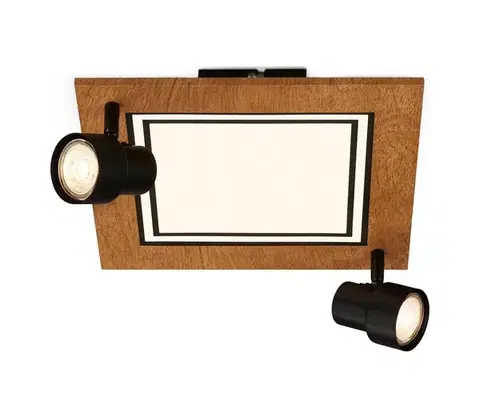 Svietidlá Brilo - LED Stropné svietidlo LED/12W/230V + 2xGU10/9W 3000K 3762025