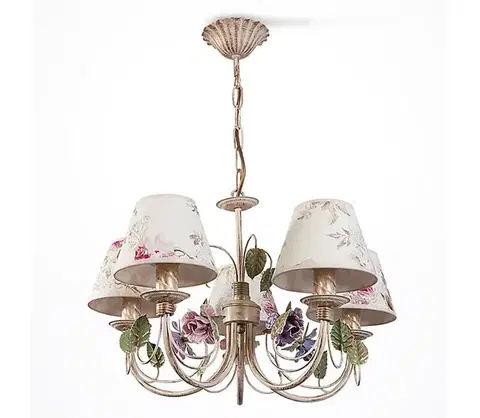 Svietidlá  Luster na reťazi CAMELLIA 5XE14/40W/230V 47 cm 20766-cl153-aba60n-ct0504