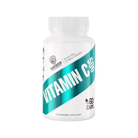 Vitamín C Vitamin C 500 PH Stomach Friendly - Swedish Supplements 60 kaps.