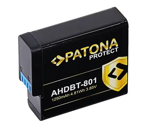 Predlžovacie káble PATONA - Aku GoPro Hero 5/6/7/8 1250mAh Li-Ion Protect PT13325