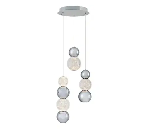 Svietidlá  LED luster na lanku CREMONA LED/17W/230V 3000K matný chróm 414LRC1391