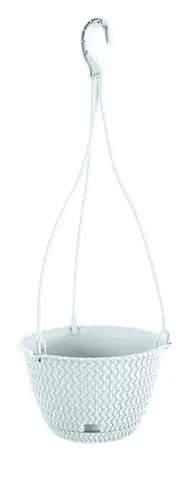 Kvetináče PROSPERPLAST - Kvetináč závesný SPLOFY 23cm biely