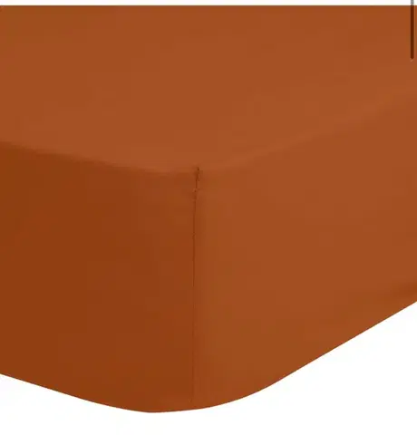 Plachty Posteľná plachta jersey tehlová TiaHome - 70x140cm