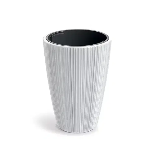 Kvetináče a truhlíky DMOR300-S449 plastový kvetináč 29,8 cm biela
