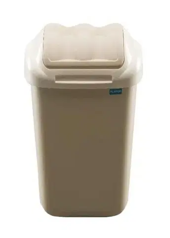 Odpadkové koše Kinekus Kôš na odpad vyklápací 50L, plastový, FALA, cappuccino