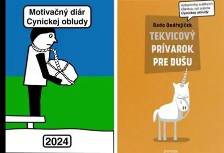 Humor a satira Motivačný diár Cynickej obludy 2024 + Tekvicový prívarok pre dušu (Kolekcia 2 kníh) - Rado Ondřejíček