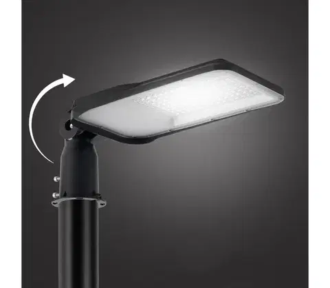 LED osvetlenie BRILAGI-LED Vonkajšie uličné svietidlo s kĺbom. URBANLIGHT LED/100W/230V čierne IP65 BRI794