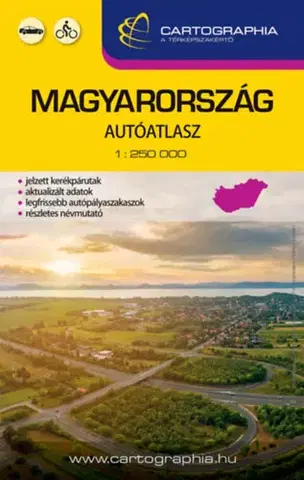 Do auta Magyarország autóatlasz 1:250000