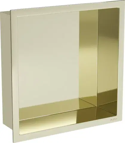 Doplnky do kúpeľne MEXEN - X-Wall-R modul pre vstavanie do steny 30 x 30, zlatá 1950303010