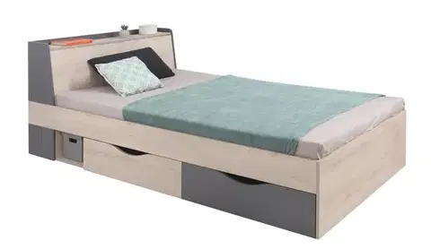 Postele Meblar  Detská posteľ DELTA DL15 L/P | 120 x 200 cm