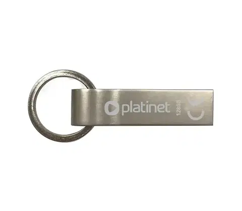 Predlžovacie káble  Kovový vodeodolný Flash Disk USB 128GB chróm PMFMK128