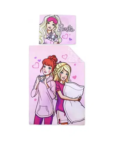 Detské obliečky Obliecky Disney Barbie 140x200cm+90x70cm Setino Tiahome